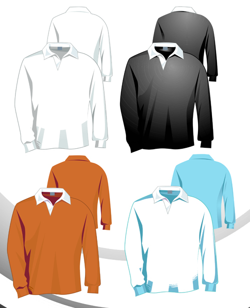 Different Clothes art design vector graphics 01