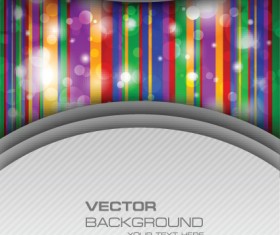 Vector set of Color insert background art 04