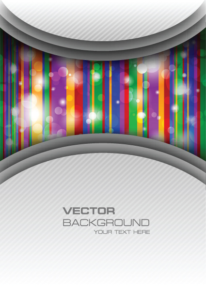Vector set of Color insert background art 04
