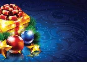 Elements of Colorfull Xmas Illustration vector graphics 01