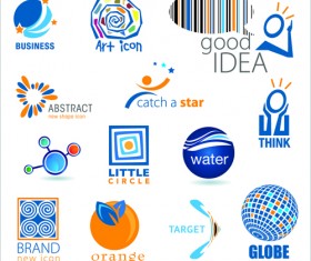 Commonly Logos design vector set 03