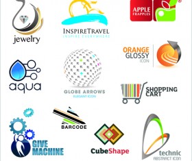 Commonly Logos design vector set 05