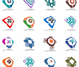 Commonly Logos design vector set 07