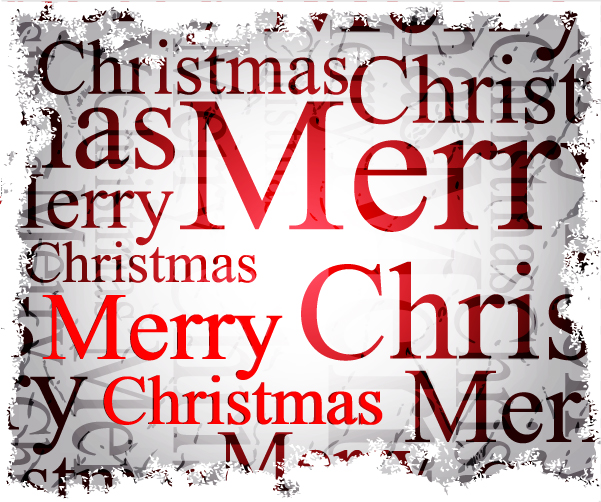 Different Christmas elements vector background graphics 02