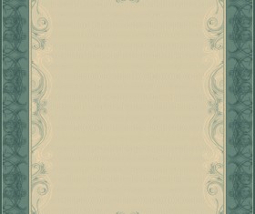Set of Diploma Certificate Frame design vector 02