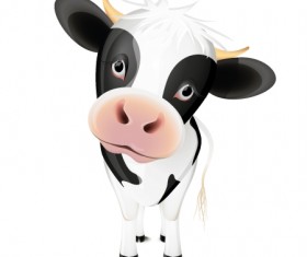 Set of Amusing animals elements vector 02