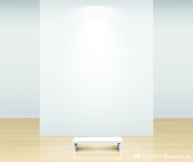 Vector of Interior Gallery backgrounds set 02