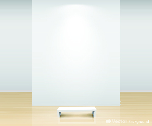 Vector of Interior Gallery backgrounds set 02