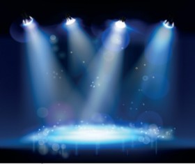 Object Lighting floodlight Effect design vector 01