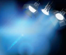 Object Lighting floodlight Effect design vector 05