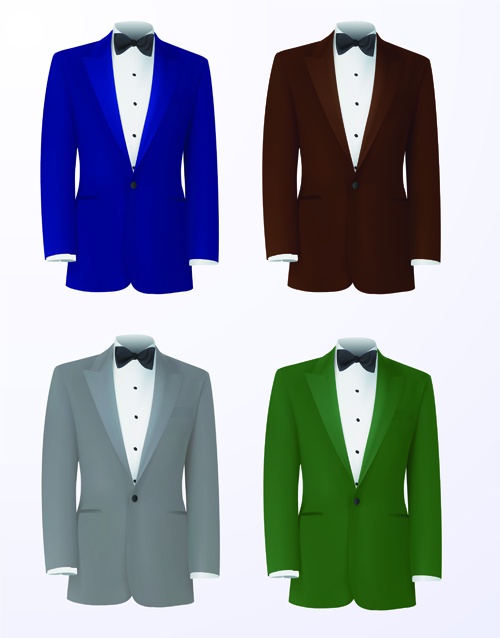 Different Mens jacket design vector 02