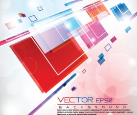 Multicolor Geometry elements backgrounds vector 04