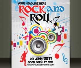 Vector template Presentation of flyer design 03