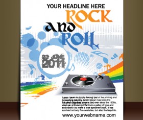 Vector template Presentation of flyer design 05