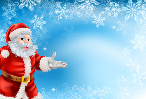 Elements of Santa Claus design vector graphics 03