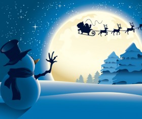 Elements of Santa Claus design vector graphics 05