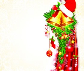 Shiny Christmas Pendant with decor design vector 05