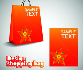 Vector set of Creative Shopping bags design elements 01