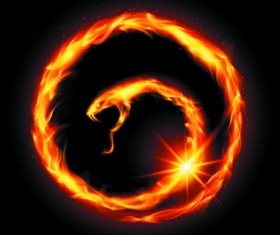 Smoke Snake 2013 design elements vector 01