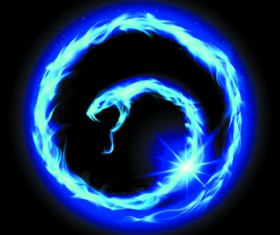 Smoke Snake 2013 design elements vector 02