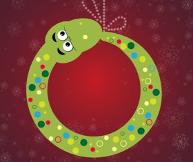 Snake 2013 Creative design vector material 02