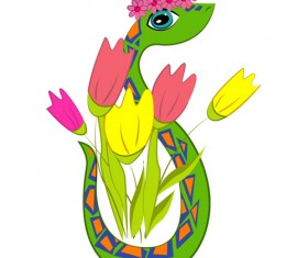 Snake 2013 Creative design vector material 07