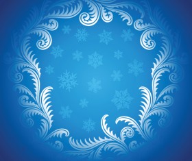 Winter Snowflake backgrounds art design vector 02