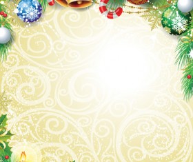 Set of Vintage Christmas and New Year 2013 decor Illustration Vector 08