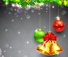 Various Xmas accessories elements vector set 03