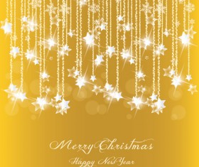 Christmas backgrounds with light dot vector set 04