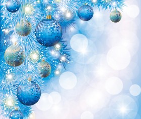 Brilliant Xmas balls ornaments design vector set 04