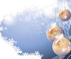 ornate Xmas balls Ornaments elements vector material 09
