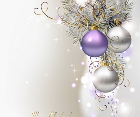 ornate Xmas balls Ornaments elements vector material 15