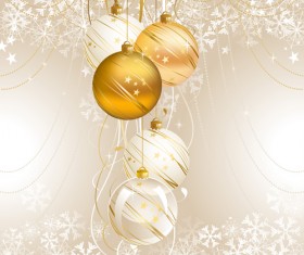 Set of Brilliant Xmas background vector art 06