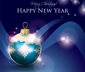 Vector set of Xmas Greeting Cards design 02