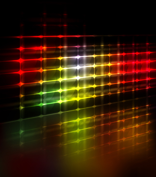 Abstract Light lines background design vector 02