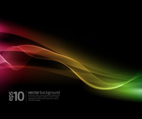 Light with dynamic lines vector backgrounds art 04