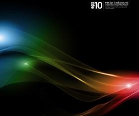 Light with dynamic lines vector backgrounds art 05