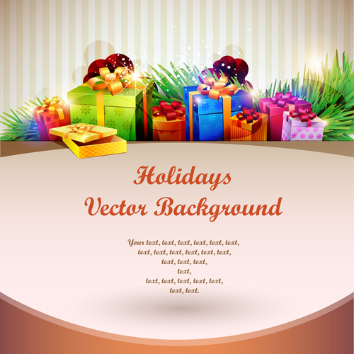 holiday Christmas colorful backgrounds vector 01