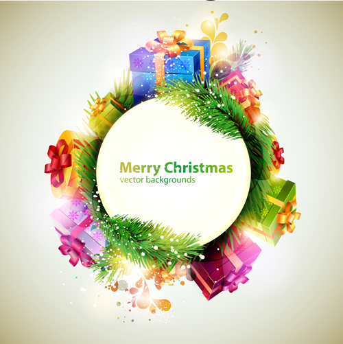 holiday Christmas colorful backgrounds vector 03
