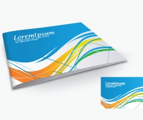 Set of Creative magazine cover design vector 02