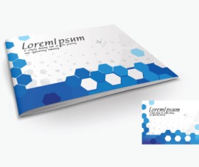 Set of Creative magazine cover design vector 03