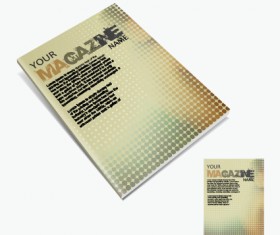 Set of Creative magazine cover design vector 05