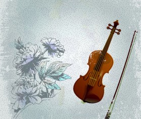 Different Music elements vector backgrounds art 01