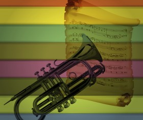 Different Music elements vector backgrounds art 02