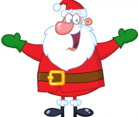 Happy Santa design vector material 02