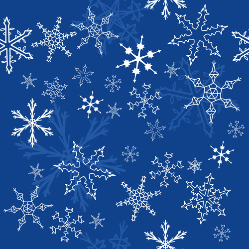 Brilliant Snowflakes Winter vector backgrounds 02
