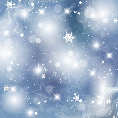 Brilliant Snowflakes Winter vector backgrounds 03