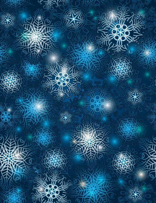 Brilliant Snowflakes Winter vector backgrounds 04