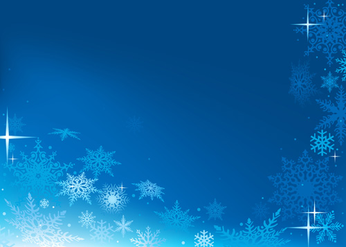 Brilliant Snowflakes Winter vector backgrounds 05